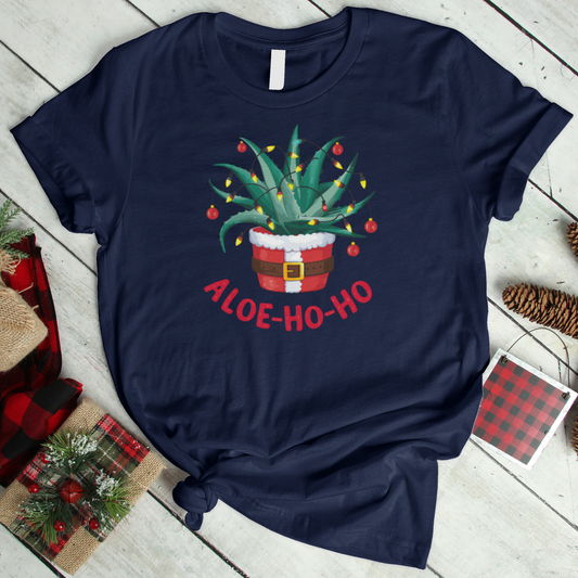 Aloe Ho Ho Santa Houseplant T-Shirt