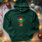 Christmas Cactus Midweight Hooded Sweatshirt