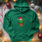 Christmas Cactus Midweight Hooded Sweatshirt