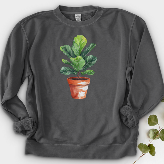 Fiddle Leaf Fig Plant Crewneck