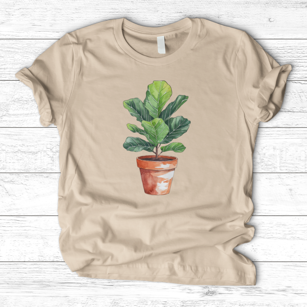 Fiddle Leaf Fig Plant T-Shirt