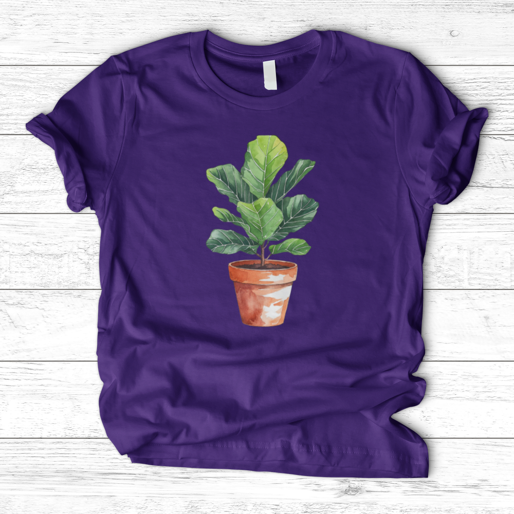 Fiddle Leaf Fig Plant T-Shirt