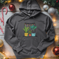 Merry and Bright With Houseplants Midweight Hooded Sweatshirt