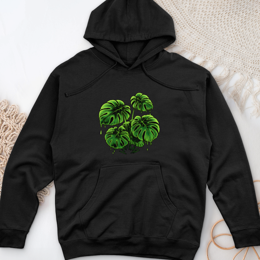 Monstera 3 Midweight Hooded Sweatshirt