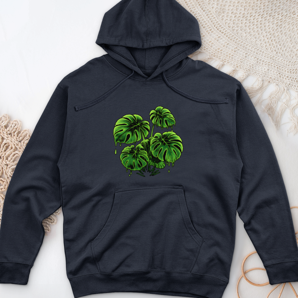 Monstera 3 Midweight Hooded Sweatshirt