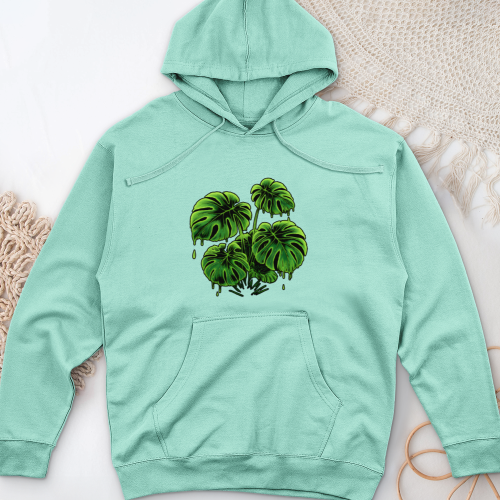 Monstera 3 Midweight Hooded Sweatshirt