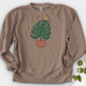 Monstera Christmas Tree Crewneck