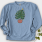 Monstera Christmas Tree Crewneck