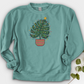 Monstera Christmas Tree Crewneck