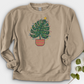 Monstera Christmas Tree Crewneck