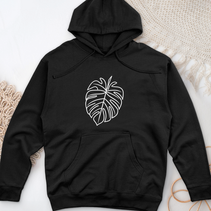 Monstera Midweight Hooded Sweatshirt