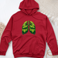 Monstera Plant Midweight Hoodie