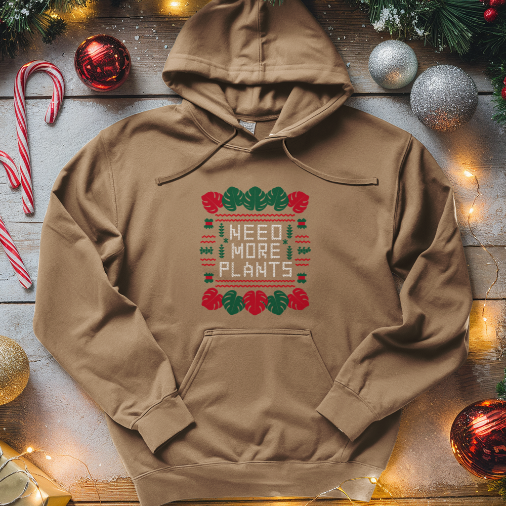 Need More Plants Midweight Hooded Sweatshirt