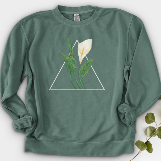 Peace Lily 2 Crewneck