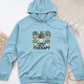 Plants Are My Therapy Midweight Hooded Sweatshirt