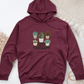 Plants Are My Therapy Midweight Hooded Sweatshirt