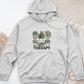 Plants Are My Therapy Midweight Hooded Sweatshirt