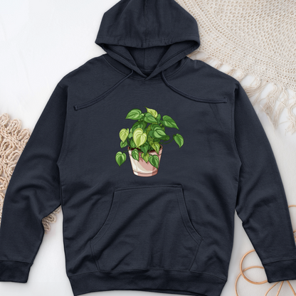 Pothos Plant 2 Midweight Hooded Sweatshirt