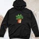 Pothos Plant Midweight Hooded Sweatshirt