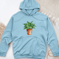 Pothos Plant Midweight Hooded Sweatshirt