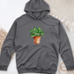 Pothos Plant Midweight Hooded Sweatshirt