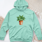 Pothos Plant Midweight Hooded Sweatshirt