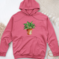 Pothos Plant Midweight Hooded Sweatshirt