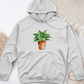 Pothos Plant Midweight Hooded Sweatshirt