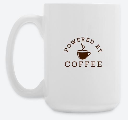 Powered By Coffee Mug
