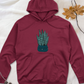 Snake Plant Midweight Hooded Sweatshirt