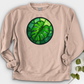 Stained Glass Monstera Leaf Crewneck