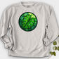 Stained Glass Monstera Leaf Crewneck