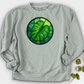 Stained Glass Monstera Leaf Crewneck