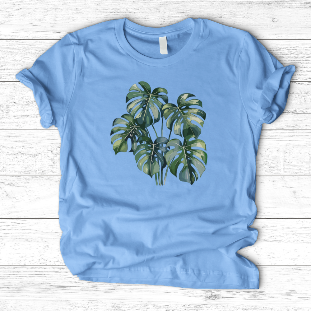 Watercolor Tropical Monstera Plant T-Shirt