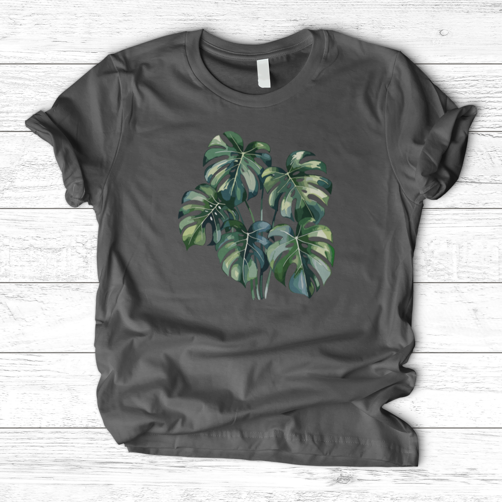 Watercolor Tropical Monstera Plant T-Shirt