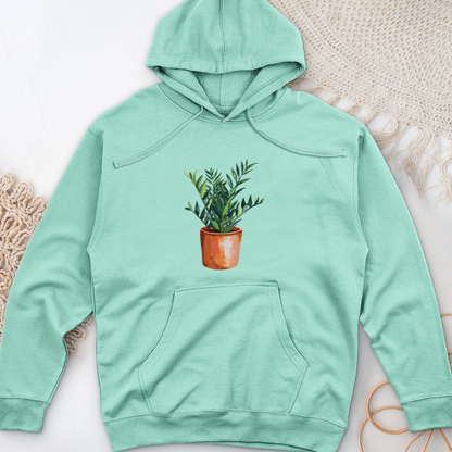 Zz Plant Midweight Hooded Sweatshirt