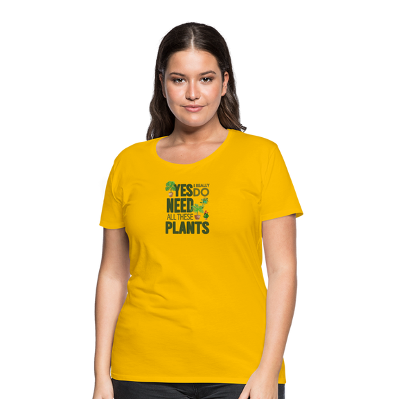 Women’s Premium T-Shirt - sun yellow