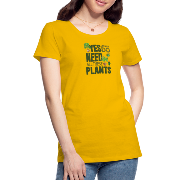 Women’s Premium T-Shirt - sun yellow