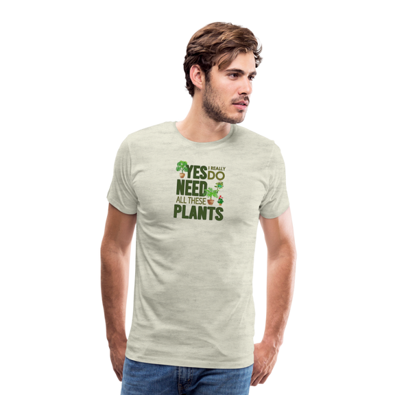 Men's Premium T-Shirt - heather oatmeal