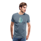 Men's Premium T-Shirt - steel blue